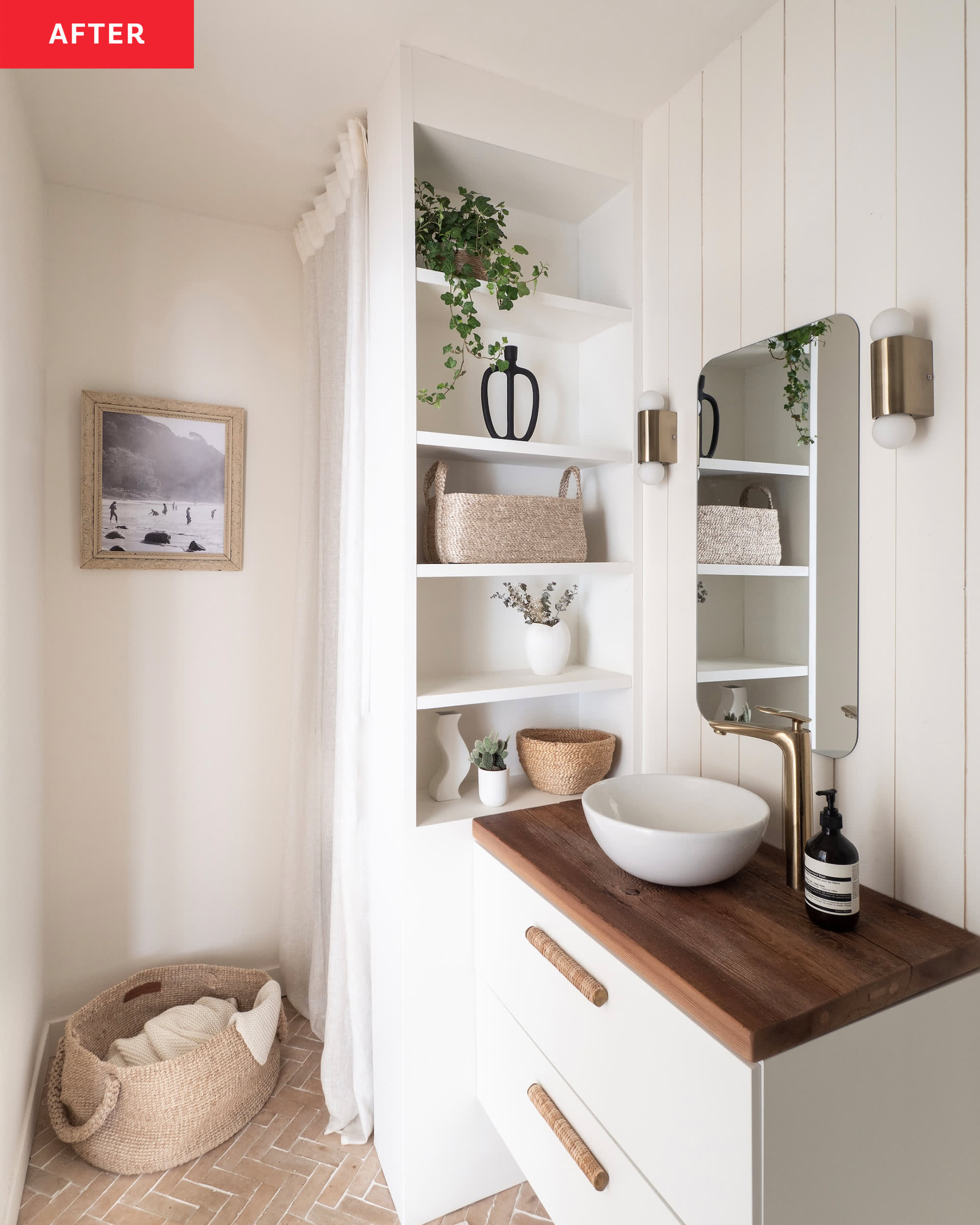 Billy bookcase hot sale in bathroom